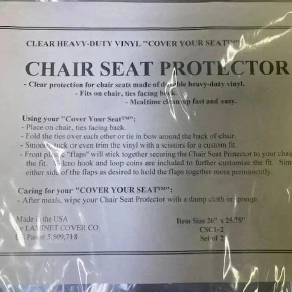 4pcs Chair Seat Covers Waterproof Dining Room Chair Covers - Picture 7 of 8